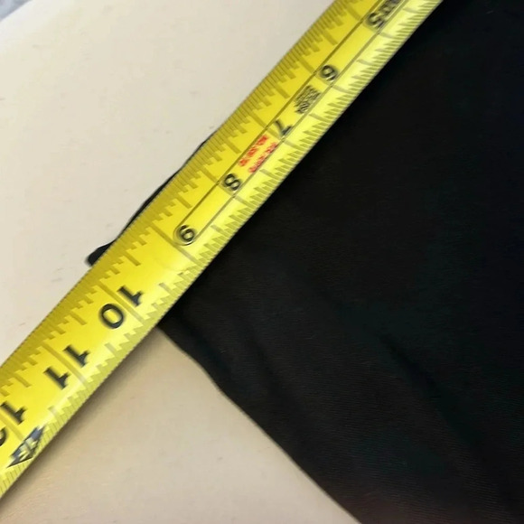 Back Beat Co Tencel Wide Leg Paperbag Ankle Black Pants size XS - Picture 14 of 14